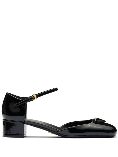 prada mid heel pumps|prada ankle pumps.